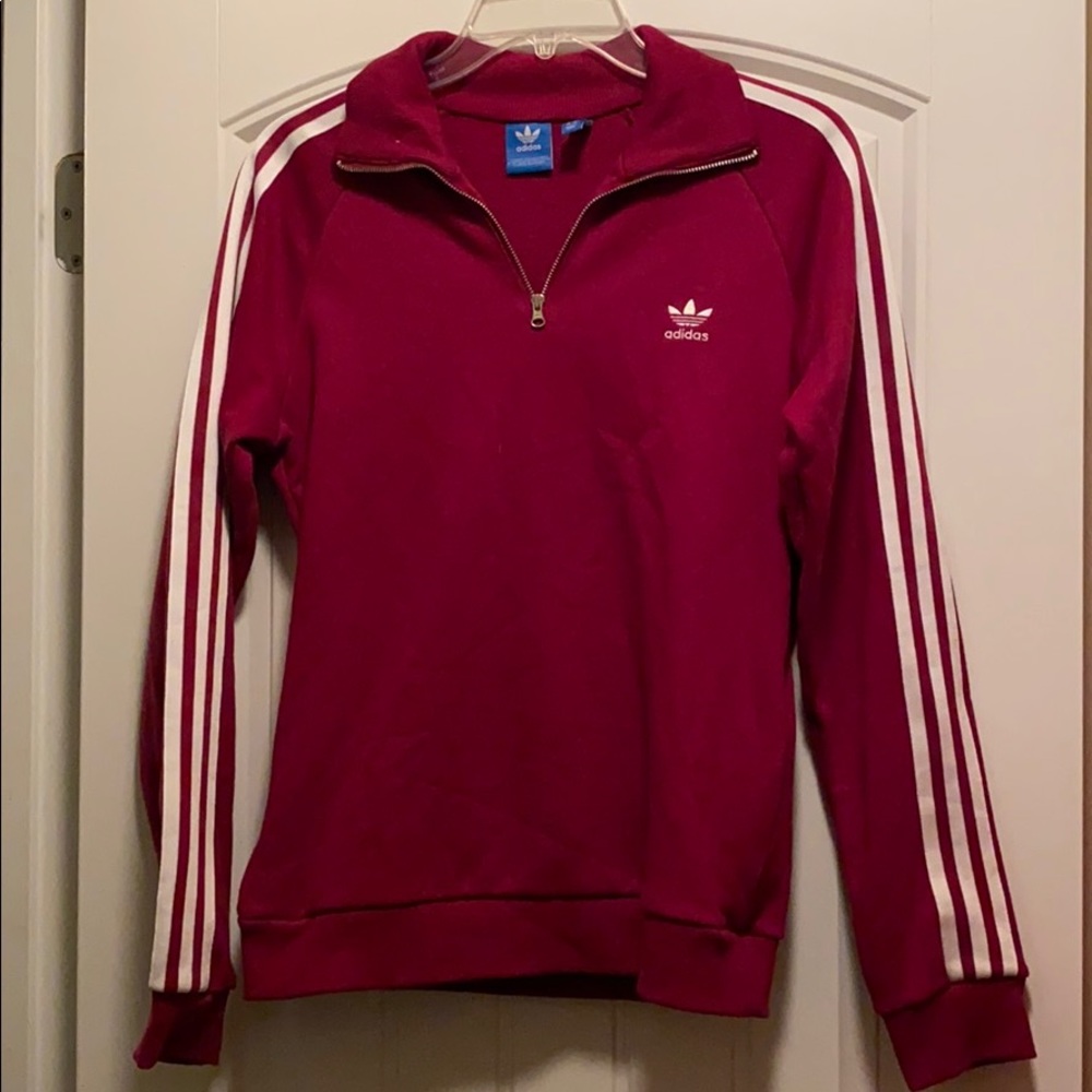 Adidas three stripes pullover